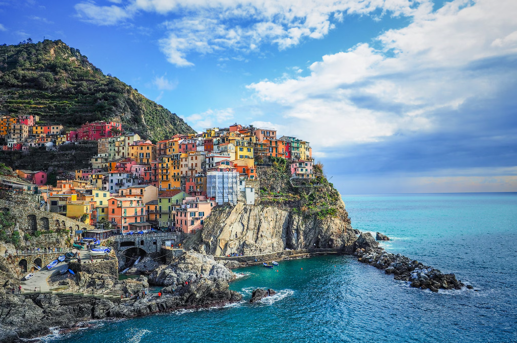 Colorful houses in Cinque Terre.