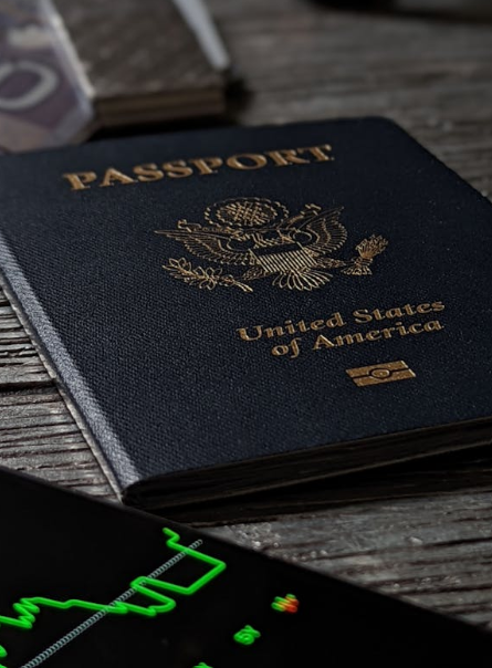  A US passport.