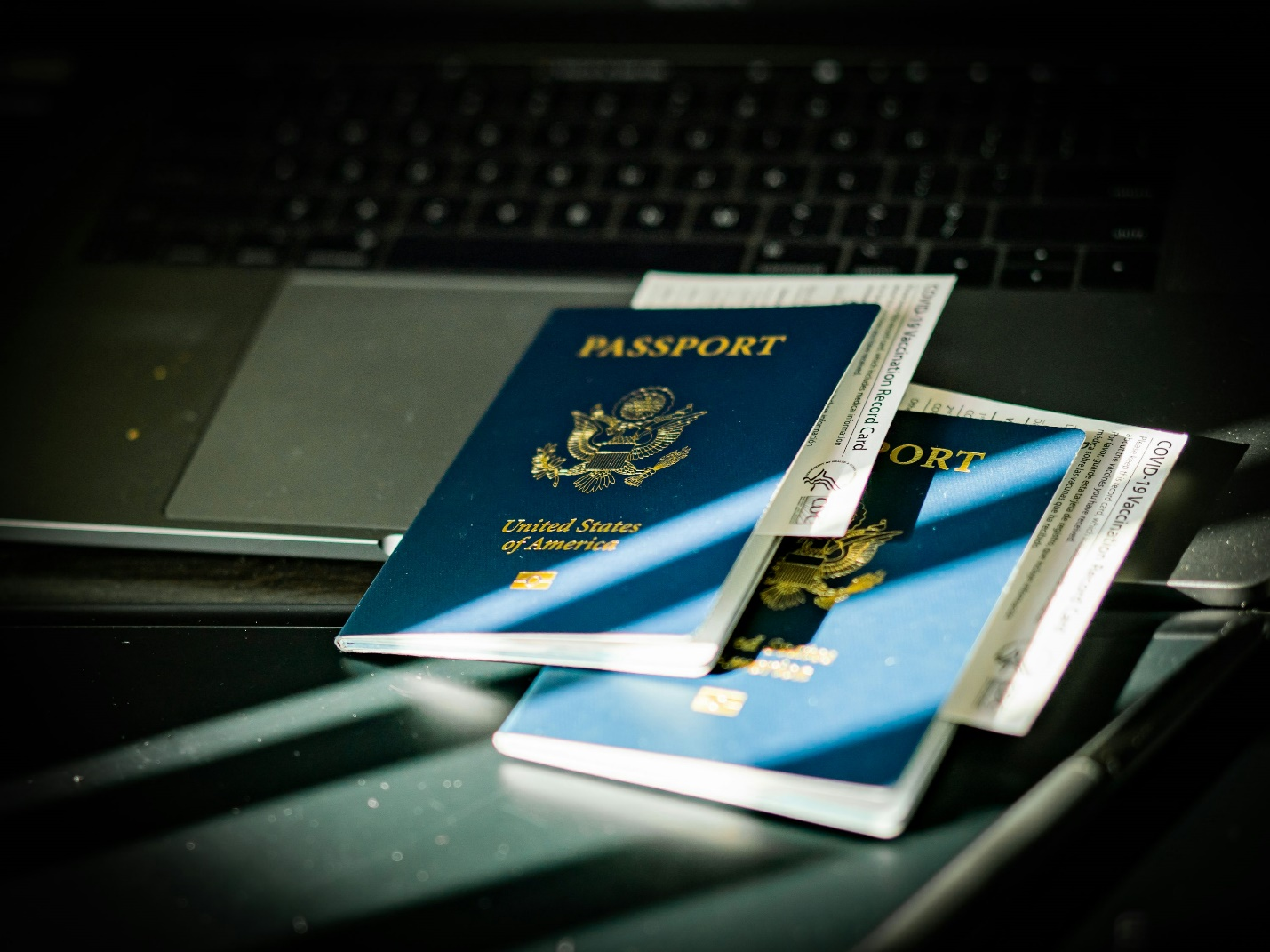 two American passports 