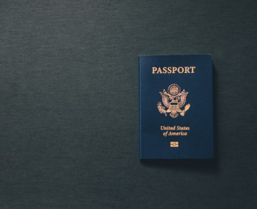 An emergency lost passport.
